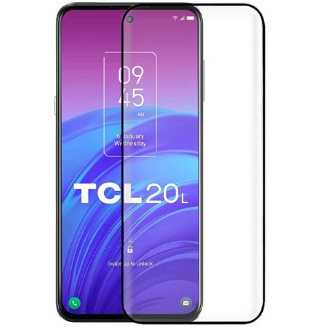 Cool Protector Pantalla Cristal Templado Full 3D Negro Para TCL 20 5G