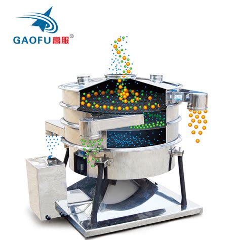 Industrial Plastic Particles Swing Sieve Vibrating Tumbler Screen Round