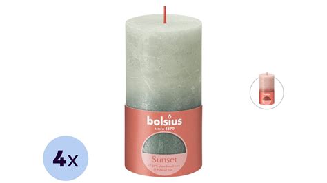 Bolsius Sunset Ronde Kaars Ø 6 8 x 13 cm Aanbieding iBOOD