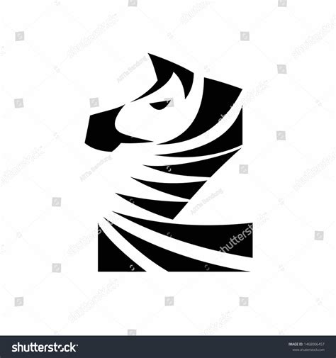 Zebra Logo Formed Letter Z Stock Vector (Royalty Free) 1468006457 ...