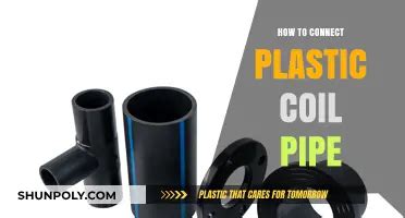 how to connect plastic water pipes under sink