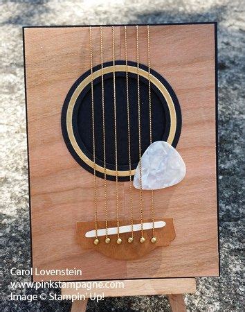 Guitar Card Tutorial!!! - pinkstampagne | Musical cards, Creative cards ...
