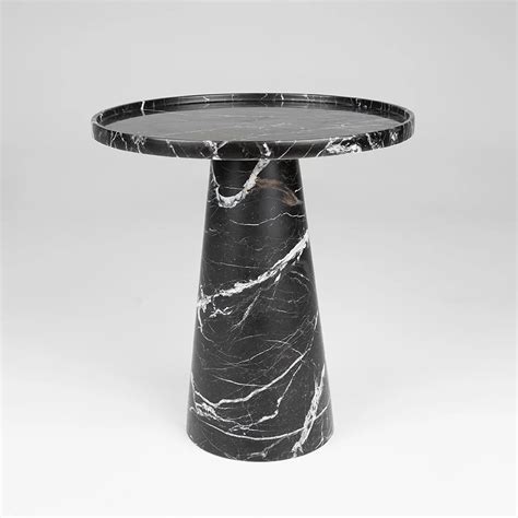 Table D Appoint En Marbre Noir ECO DESIGN LIFESTYLE