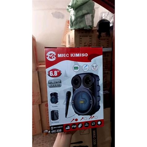 Jual Speaker Bluetooth Kimiso MKC 2602 3381 6 8 Inchi Mic Karaoke