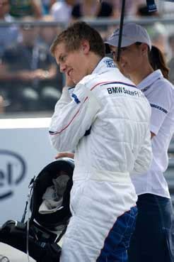 La Bmw Sauber Di Sebastian Vettel Al Pit Lane Park