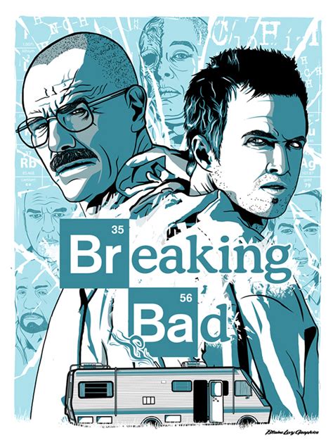 Breaking Bad Blue Sky Fan Art Poster On Behance