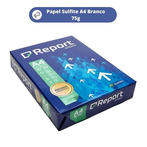 Papel Sulfite REPORT Premium A4 75g Casas Bahia