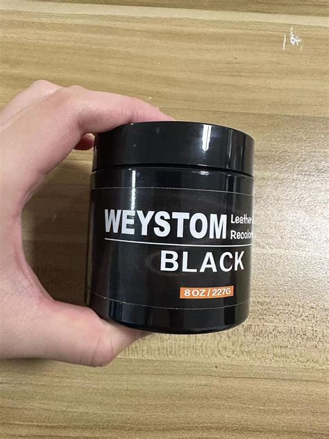 Weystom Leather Recoloring Balm Black Leather Repair Kit For