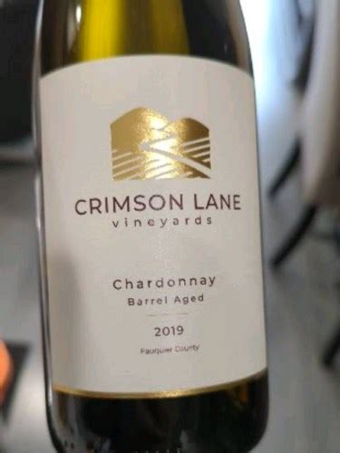 Crimson Lane Vineyards Barrel Aged Chardonnay Vivino Us