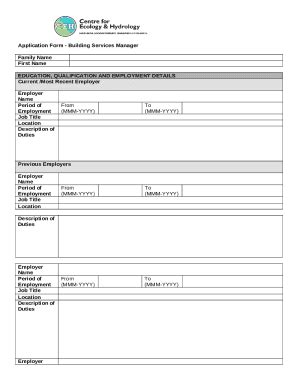 Application Standard NERC Doc Template PdfFiller