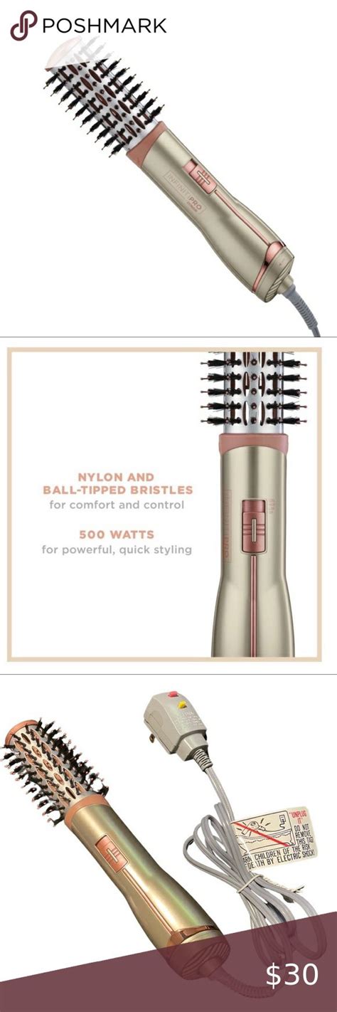 Conair Infinitipro Professional Ceramic Hot Air Brush Ionic Gold Poshmark Conair Style