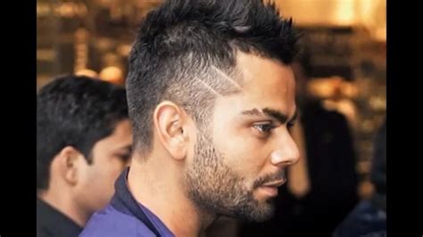 Virat Kohli Hairstyle Images Latest 2016 Side Cut Hairstyle Pic