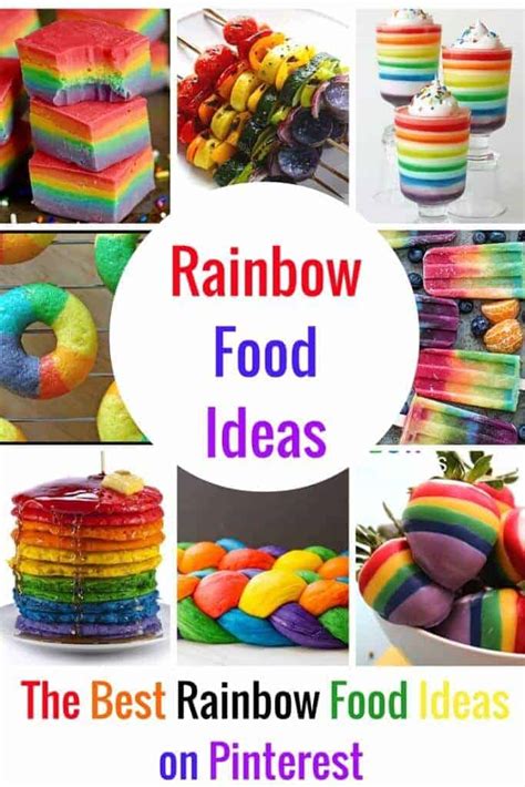 Colorful Rainbow Food Ideas Princess Pinky Girl