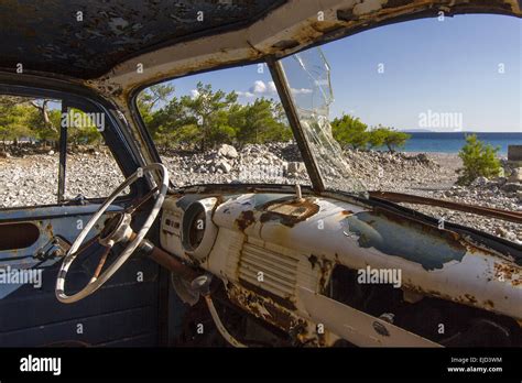 Destroyed Car Hi Res Stock Photography And Images Alamy