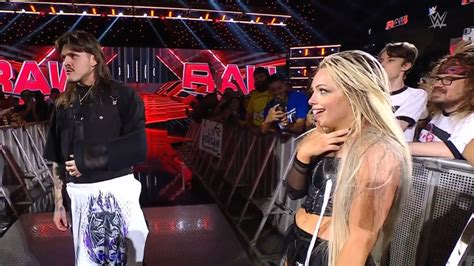 WWE Posts Footage Of Dominik Mysterio Liv Morgan Kiss On Last Night S