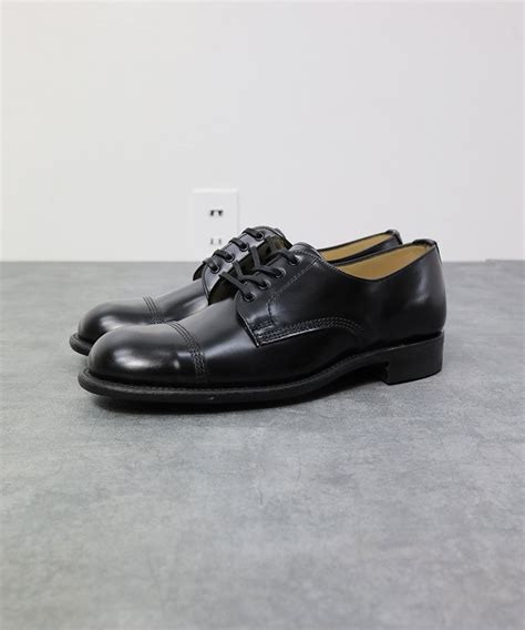 Sanders B G S Derby Shoe Polished Leather Maps