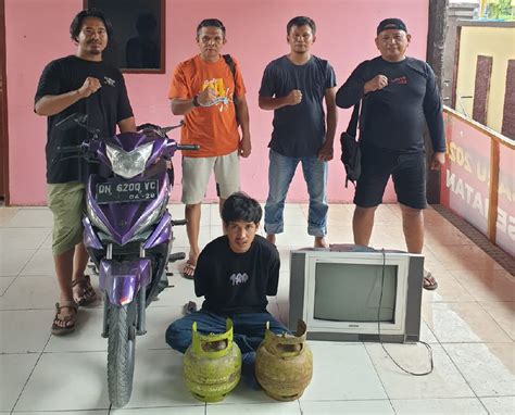 Polisi Tangkap Pelaku Penggelapan Motor Dan Pencurian Di Dua Sekolah