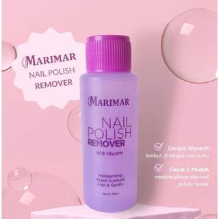 Jual Marimar Nail Polish Remover Aseton Pembersih Kutek Pembersih