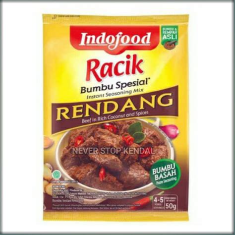 Jual Bumbu Racik Indofood Rendang Gram Shopee Indonesia