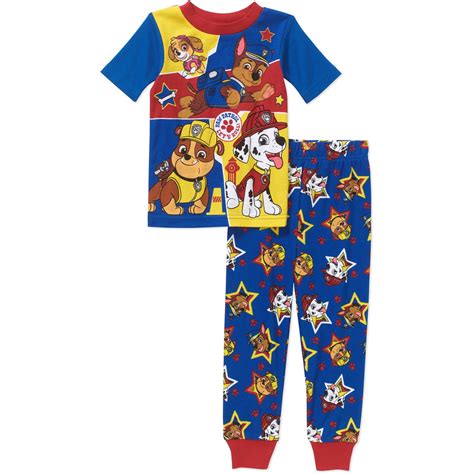 Paw Patrol Toddler Boy Licensed Cotton Pajama Sleepwear Set