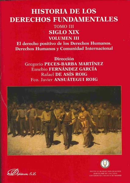 Historia De Los Derechos Fundamentales Tomo Iii Siglo Xix Volumen Iii El Derecho Positivo De