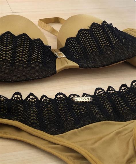 Lingerie Dourada Linda Lingerie Feminina Djuly Nunca Usado Enjoei