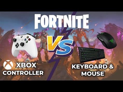 FORTNITE With CONTROLLER VS KEYBOARD MOUSE YouTube