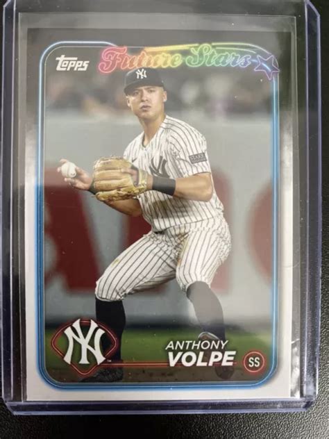 2024 TOPPS SERIES 1 Future Stars Anthony Volpe 180 New York Yankees