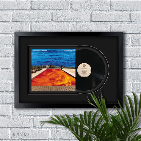 Californication Red Hot Chili Peppers Vinyl LP Record Framed And Ready To Hang Music Gift