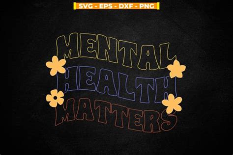 Mental Health Matters Svg Cricut File Afbeelding Door Svgitemsstore