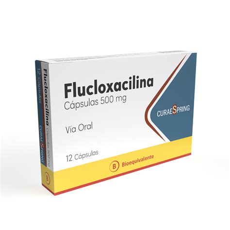 Flucloxacilina 500 mg x 12 Cápsulas Farmacias Ahumada