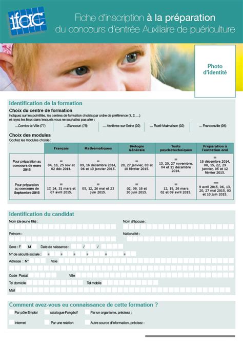 Fiches D Inscription Deap