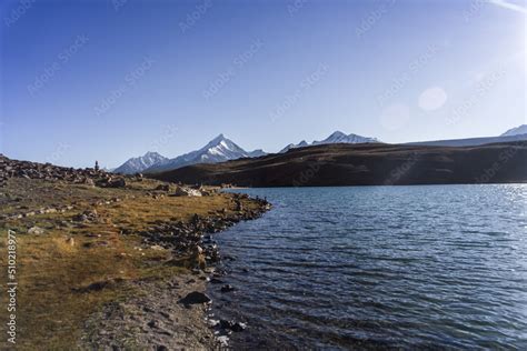 Beautiful Chandra Taal Lake In Spiti Valley Himachal Pradesh Tso