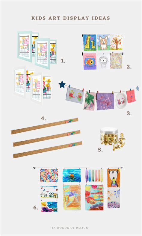 Kids’ Art Display Ideas - In Honor Of Design