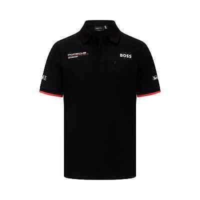 Porsche Motorsport Men S Team Polo Shirt In Black EBay