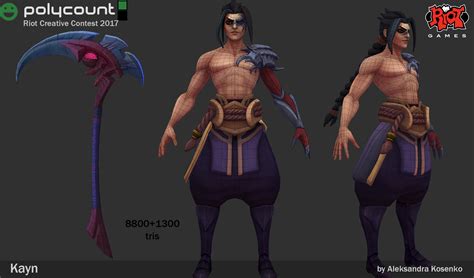 Riot Creative Contest Character Art Kayn Polycount