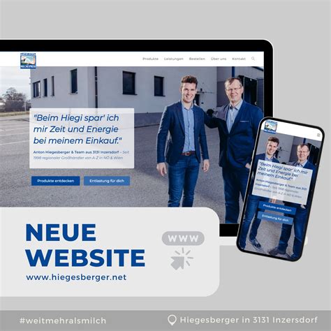 Neue Website Wir Sind Online Hiegesberger Inzersdorf