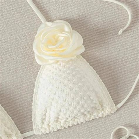 Tw Sexy Floral Micro Bikini Women Swimsuit Female Swimwear Thong Bikinis Set Brazilian