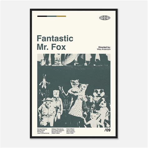 Fantastic Mr Fox Poster, Fantastic Mr Fox Print, Custom Poster - Citiesbox