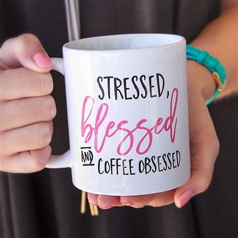 Stressed Blessed Mug From Handpicked Mugs Cups And Mugs Stress