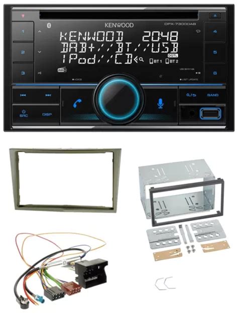 KENWOOD CD 2DIN DAB USB MP3 Bluetooth Autoradio für Opel Corsa D Astra