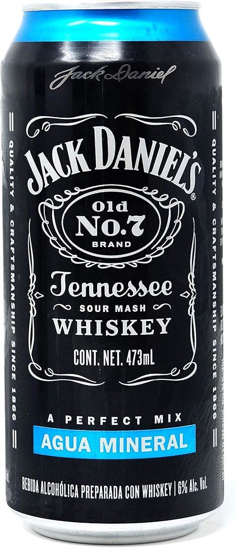 Bebida Alcoholica Preparada Jack Daniel S Con Whiskey Agua Mineral En