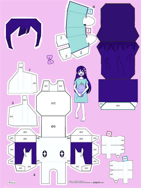 Aubrey Papercraft Paper Doll Printable Templates Paper Crafts Paper