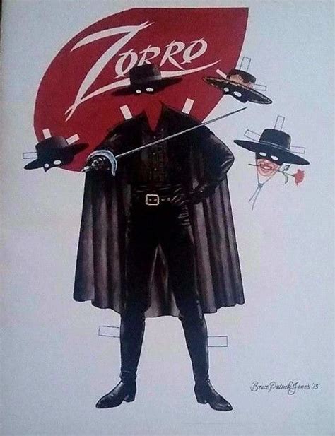 ZORRO Paper Doll By Bruce Patrick Jones In 2023 Paper Dolls Zorro