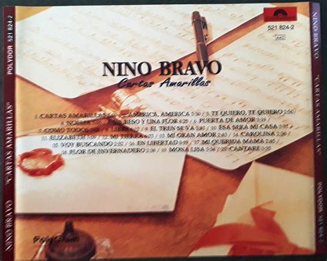 NINO BRAVO CARTAS AMARILLAS America Dvd