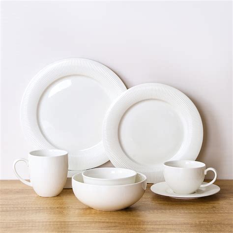 Unique White Porcelain Dinner Sets Pito