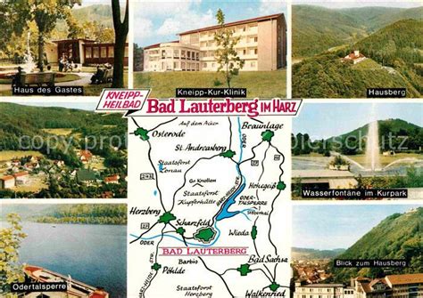 Ak Ansichtskarte Bad Lauterberg Haus Des Gastes Kneipp Kurklinik