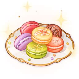 Macaron Arco Íris Delicioso Genshin Impact HoYoWiki