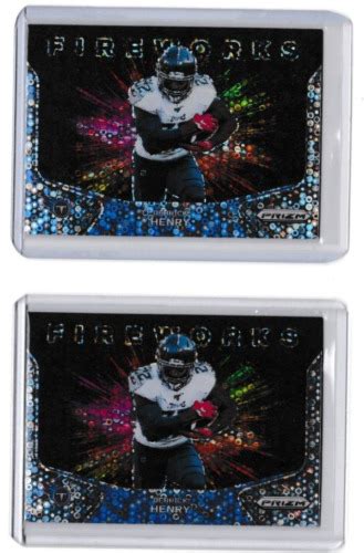 2020 Panini Prizm No Huddle Fireworks Prizm Derrick Henry 3 2 Of Them