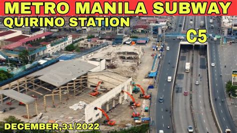 Manila Subway Metro Manila Subway Quirino Station December